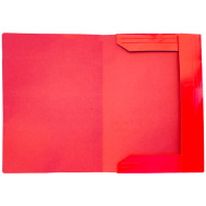 Mapa carton lucios, rosu, cu elastic 31.7 x 23.7 cm
